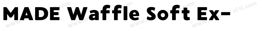 MADE Waffle Soft Ex字体转换